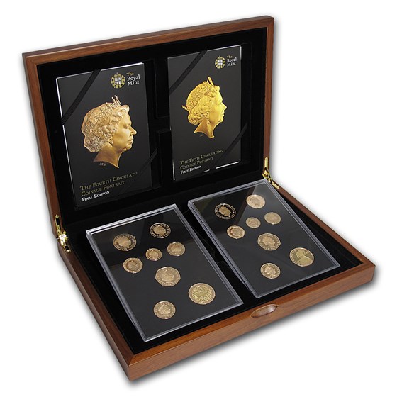 2015 GB 16-Coin Proof Gold Fourth & Fifth Portrait Collection 2015 GB 16-Coin Proof Gold Fourth & Fifth Portrait Collection